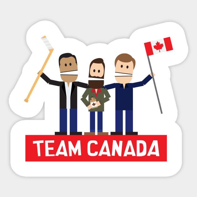 Team Canada Sticker by ElicitShirts